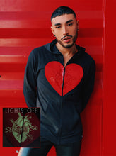 Load image into Gallery viewer, Secretly Sad - Glow-in-the-dark ! Red Heart Hoodie