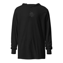 Load image into Gallery viewer, Black Heart - SecretlySadSecretSociety Hooded - Embroidered Long Sleeve T-shirt

